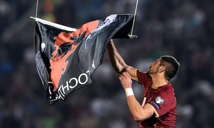Bari, drone con bandiera albanese durante gara contro la Serbia: niente  estradizione per Ismail Morinaj