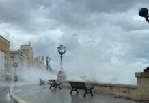 Allerta vento in Puglia